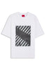 T-shirt with art print in cotton jersey