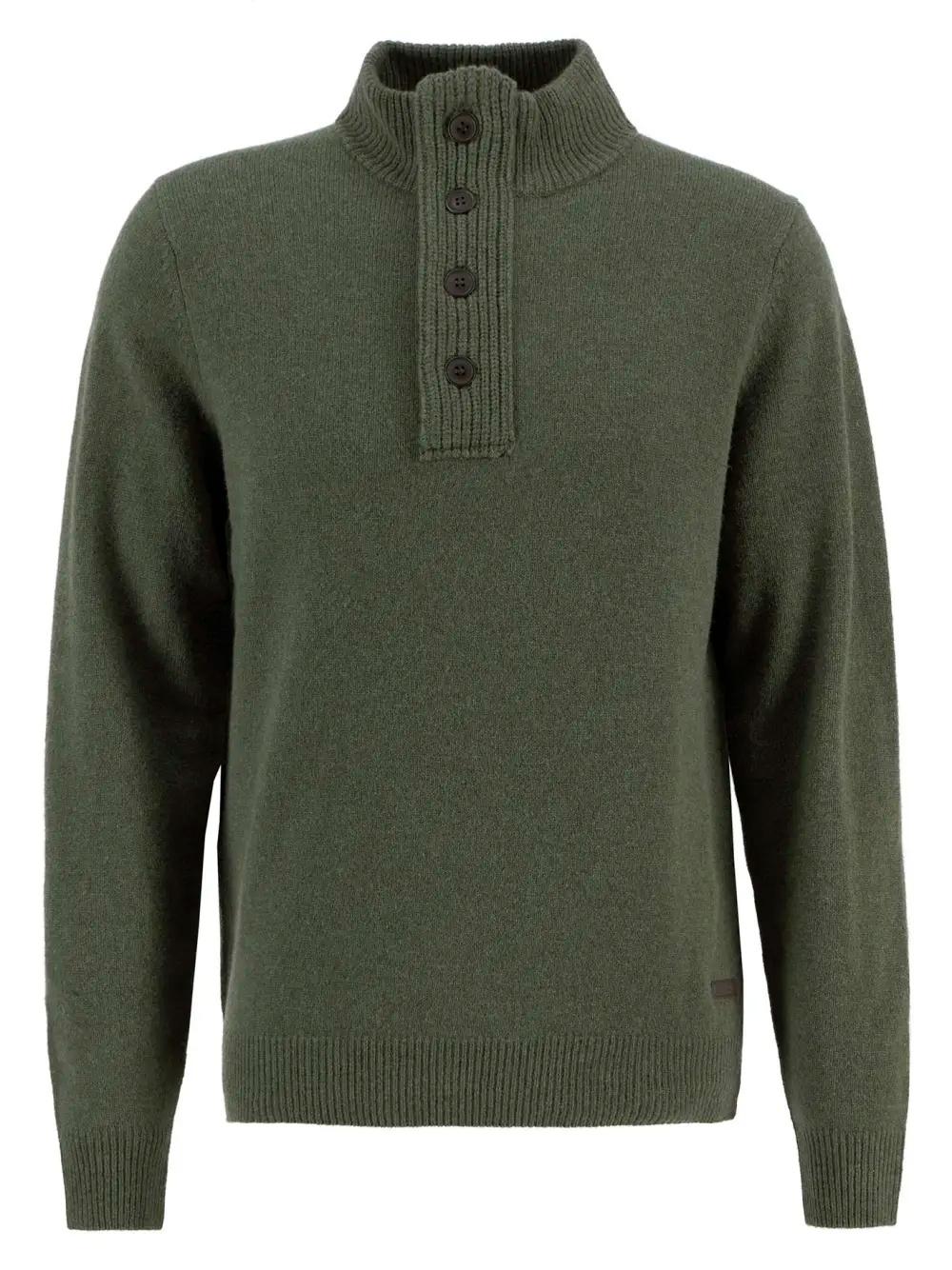 Felpa con toppa sul gomito Essential MKN0585 OL51 BARBOUR 