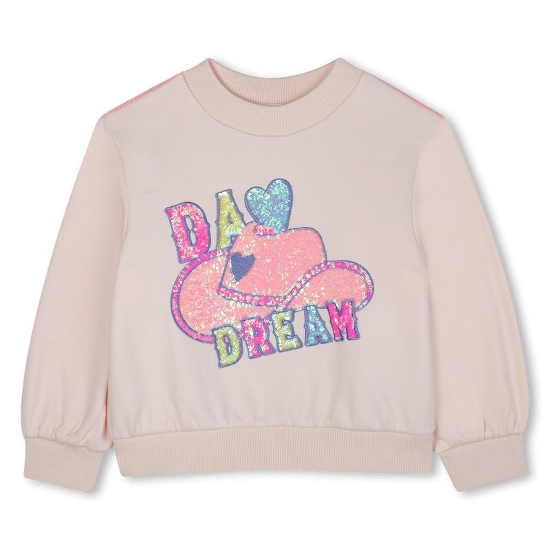 Felpa in pile U21371 47V BILLIEBLUSH 