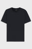 T-shirt in misto cotone con lavorazione jacquard a bolle