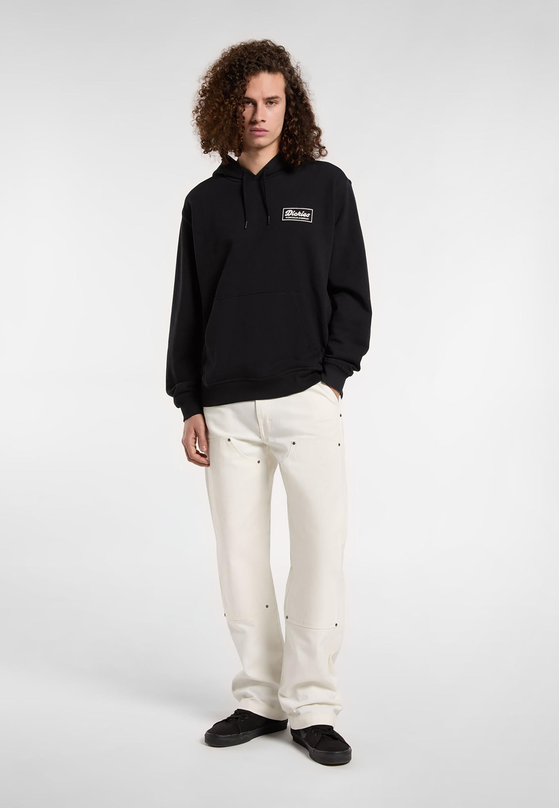 Felpa con cappuccio Lewistown DK0A8683 BLK1 DICKIES 