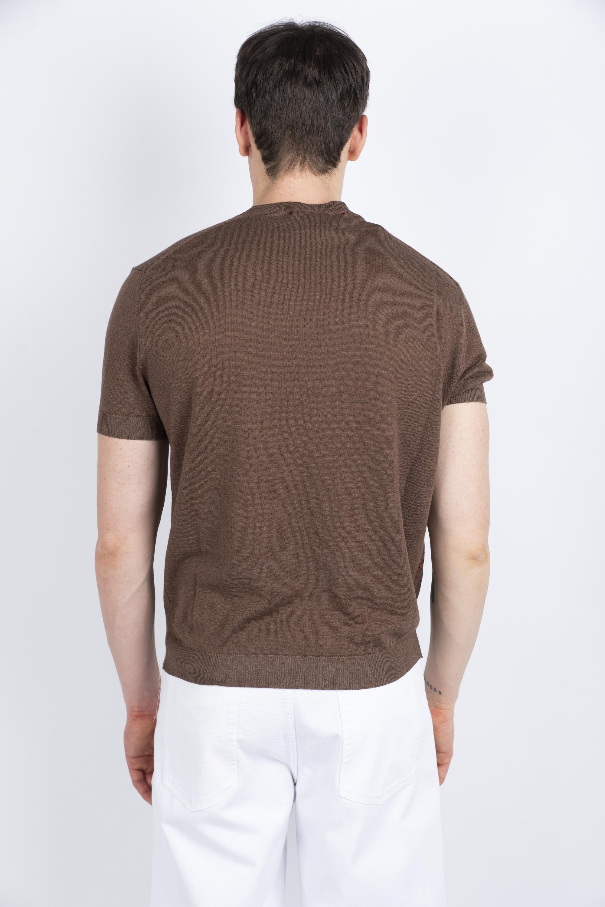 Maglia basic cacao Amaranto Uomo B9D0009 DU64M AMARANTO 