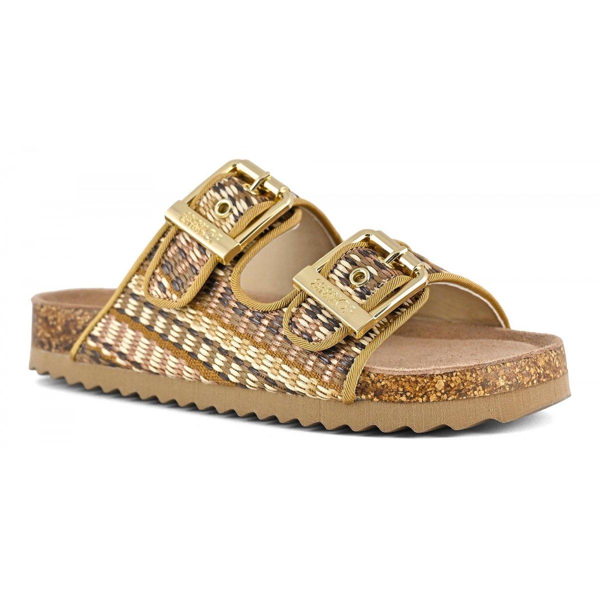 Sandalo in rafia con fibbie HC2505 NAT COLORS OF CALIFORNIA 