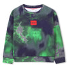 Felpa con stampa all-over