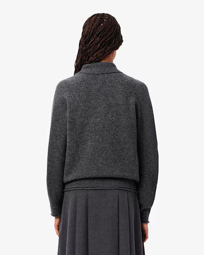 Maglione a collo alto in lana cardata AF4010 050 LACOSTE 