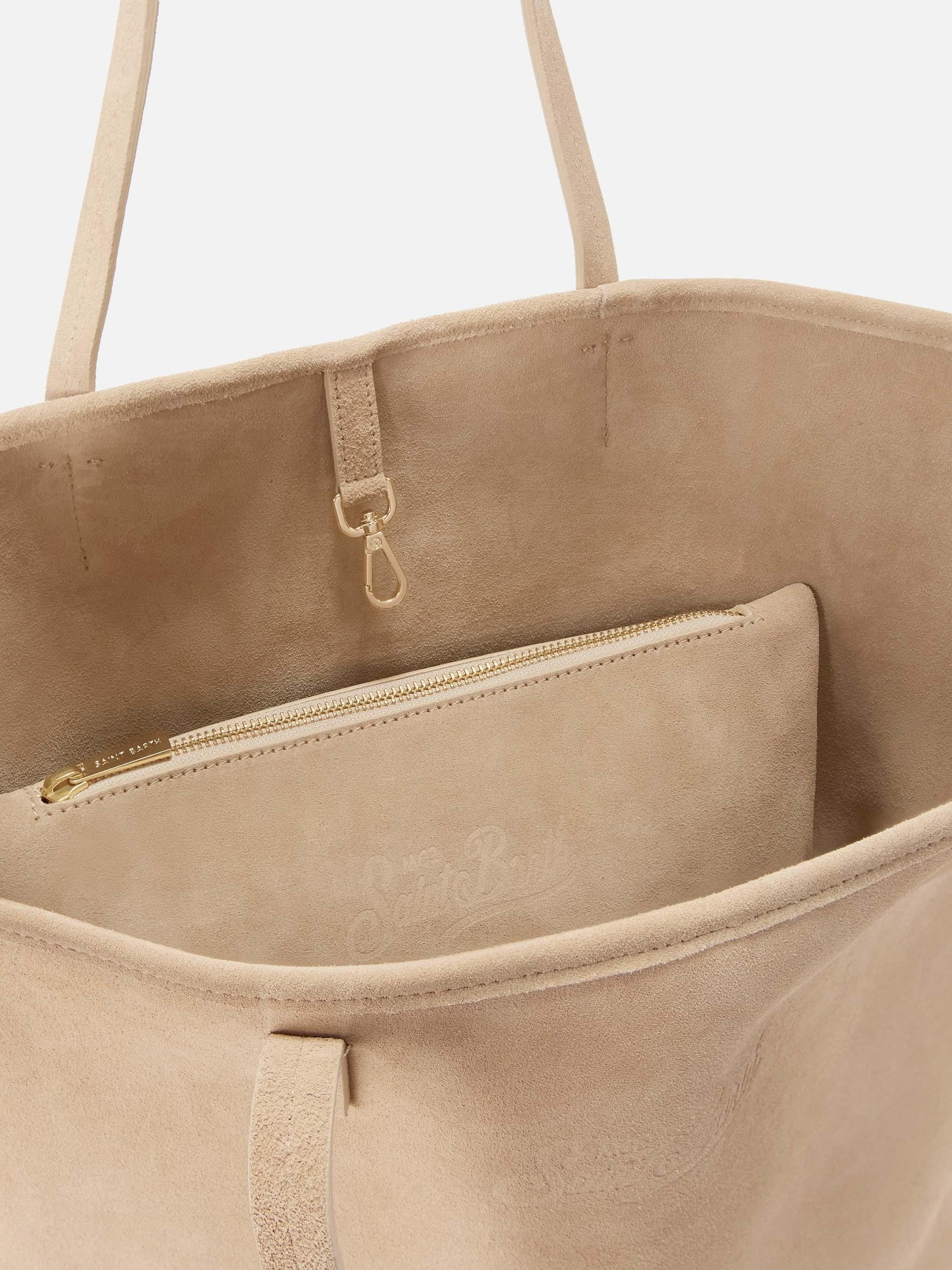 Borsa City regular in camoscio beige CB0003 00102L MC2 SAINT BARTH 