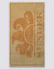 Jacquard terry towel with maxi logo