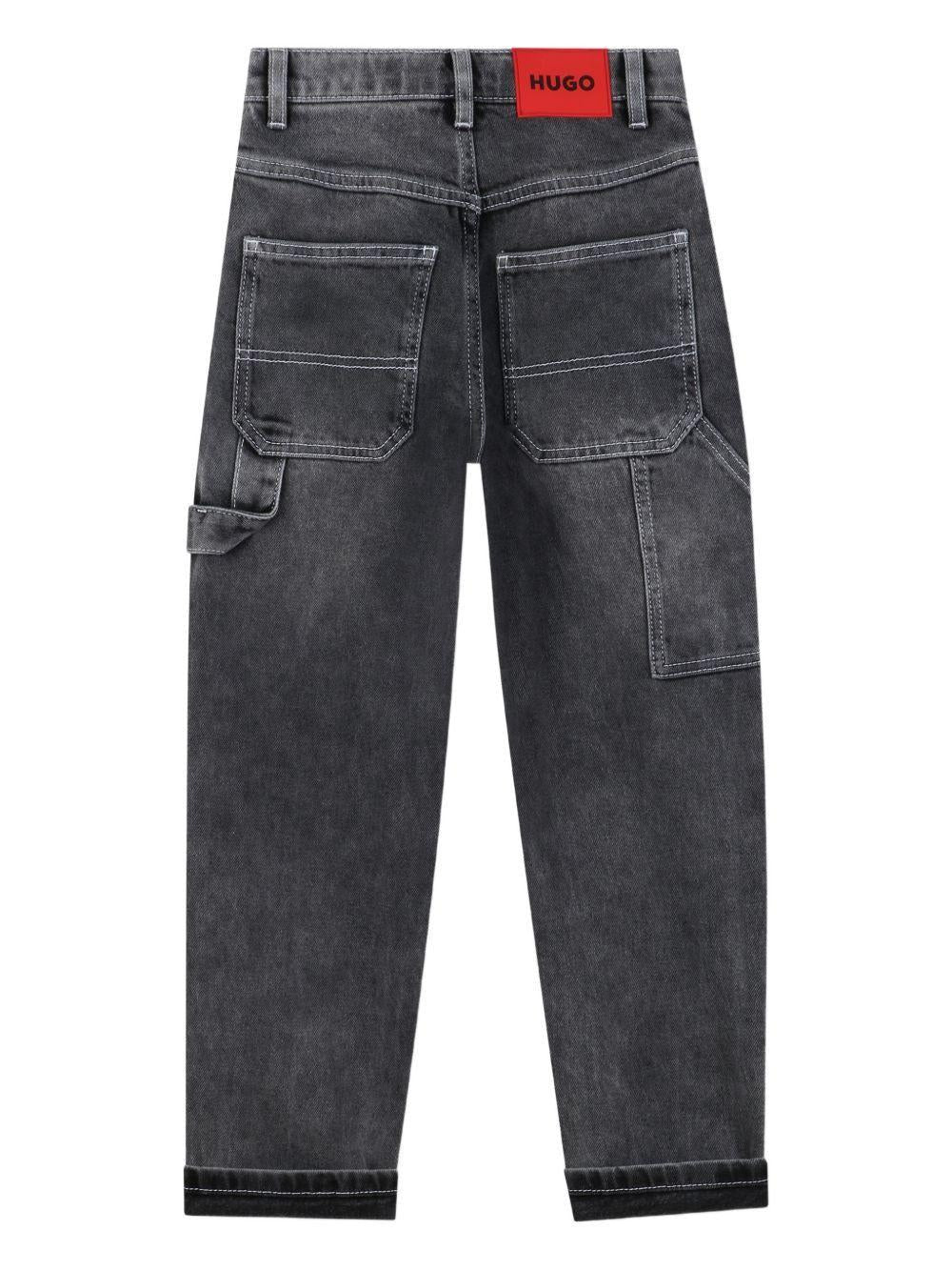 Jeans effetto schiarito G00988 Z21A HUGO 