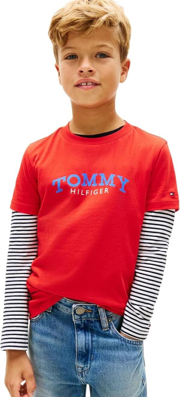 T-shirt con logo stampato KB0KB10263J XL8 TOMMY HILFIGER 