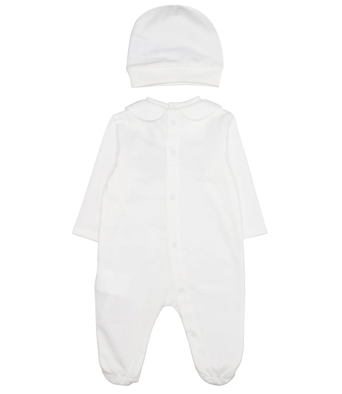 Set neonato con stampa MMY065LCA19 10063 MOSCHINO BABY 
