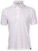 Polo piquet vintage collo francese bianco