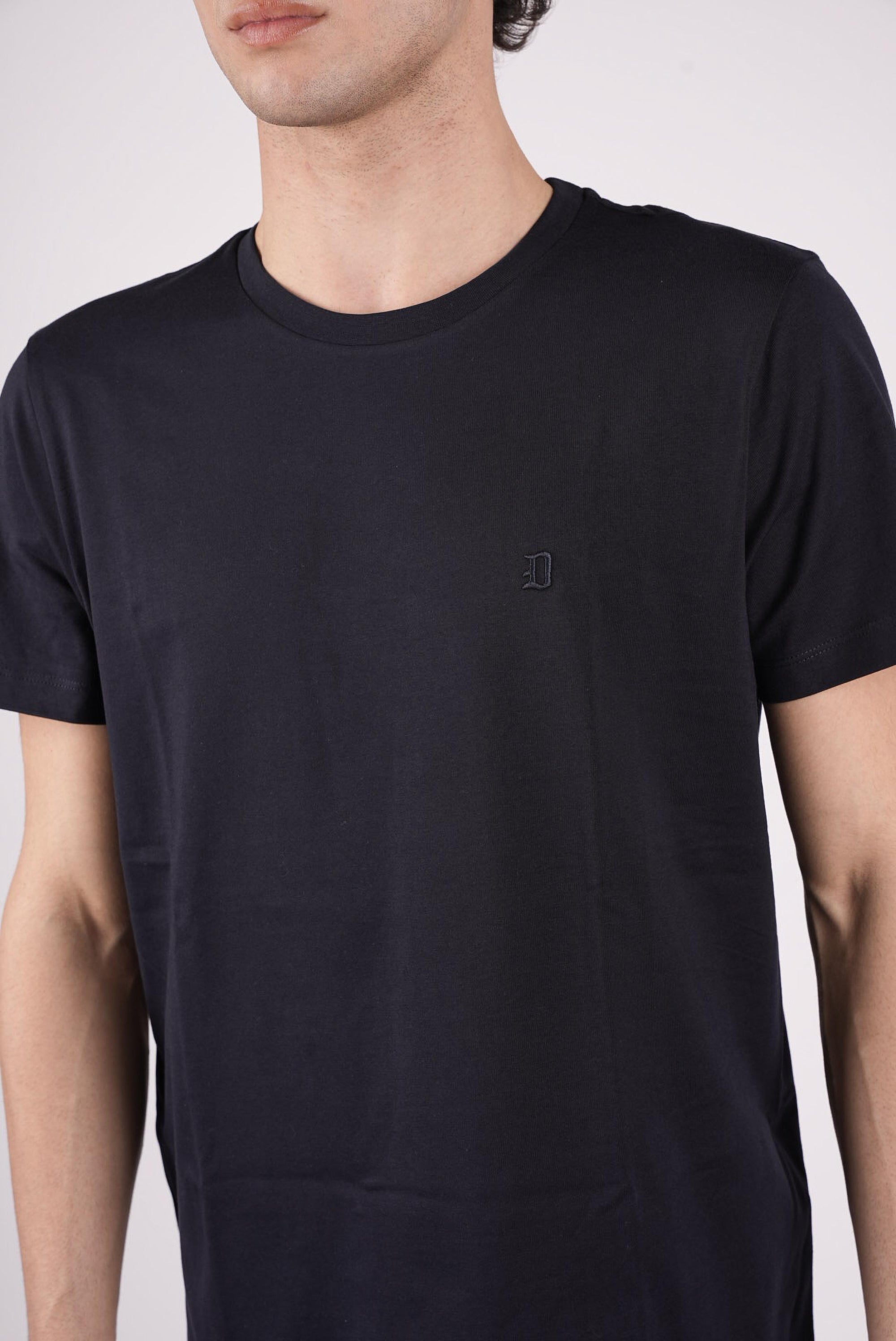 T-shirt girocollo regular in jersey US198JF0309UML5 890 DONDUP 