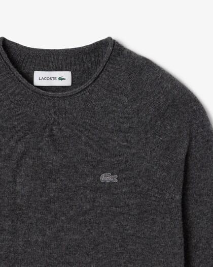 Maglione in lana cardata 3D AF4160 050 LACOSTE 