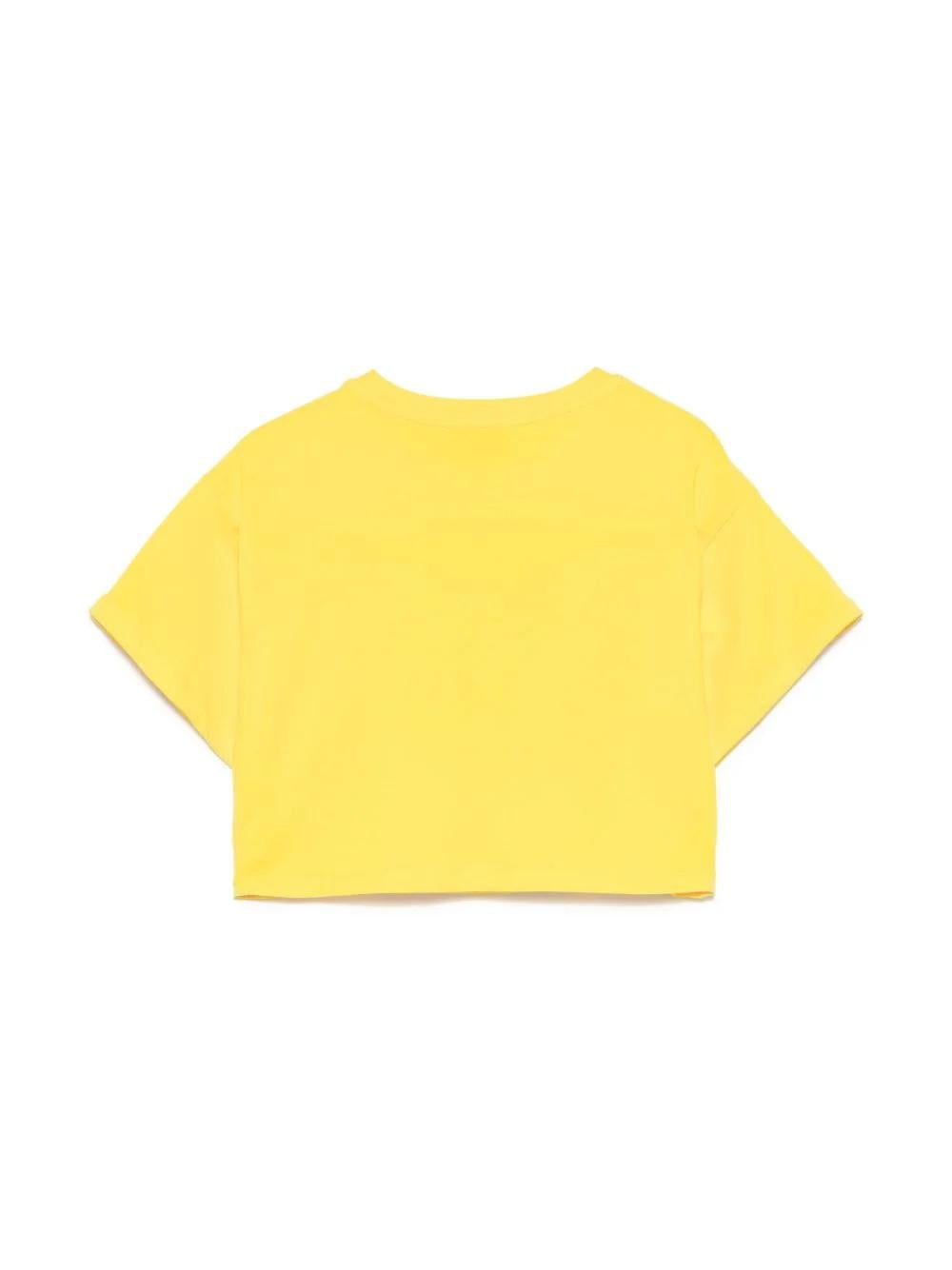 T-shirt con stampa Teddy Bear HDM06OLBA00 50577A MOSCHINO KID 