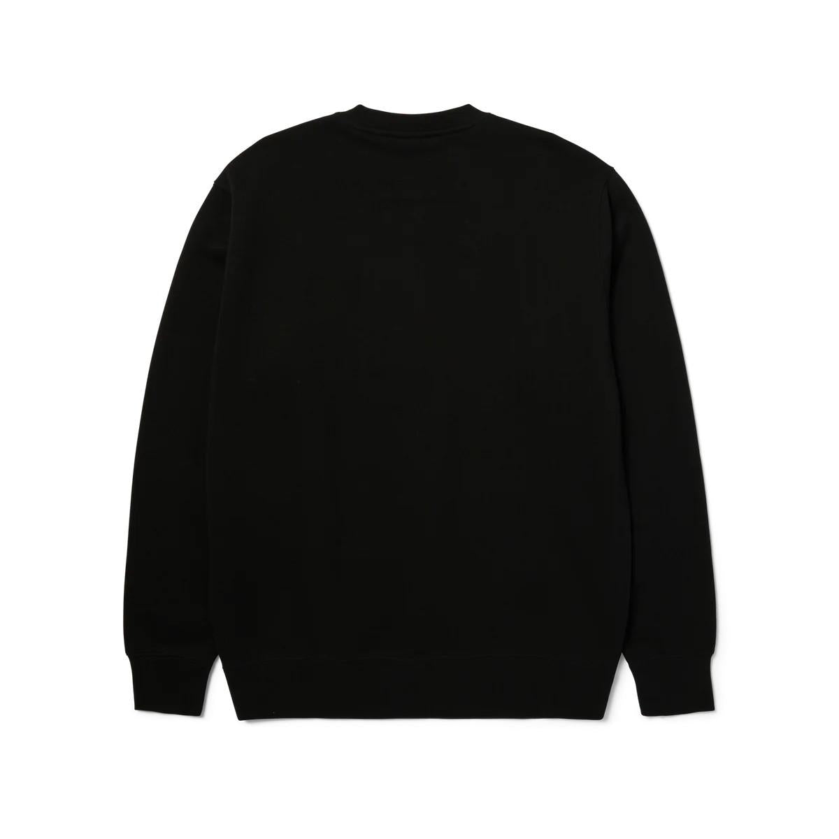 Transit Authority Crewneck Sweatshirt PF00760 BLACK HUF 