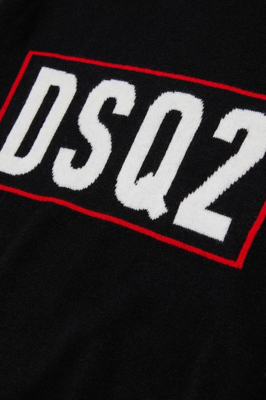 Maglione in lana merino con logo DQ3071D0AFF DQ900 DSQUARED2 