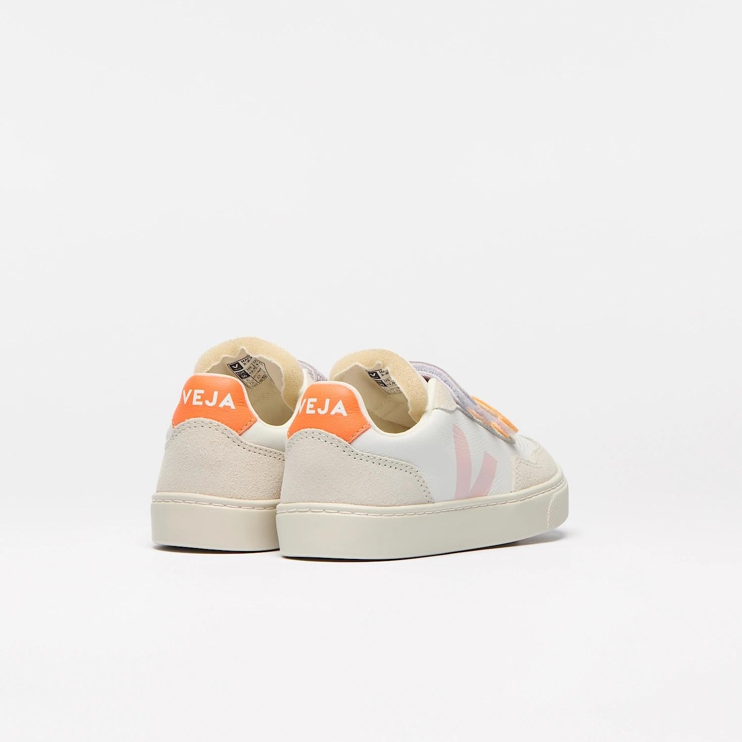 V-90 leather multico white petale SX2021A 009A VEJA 