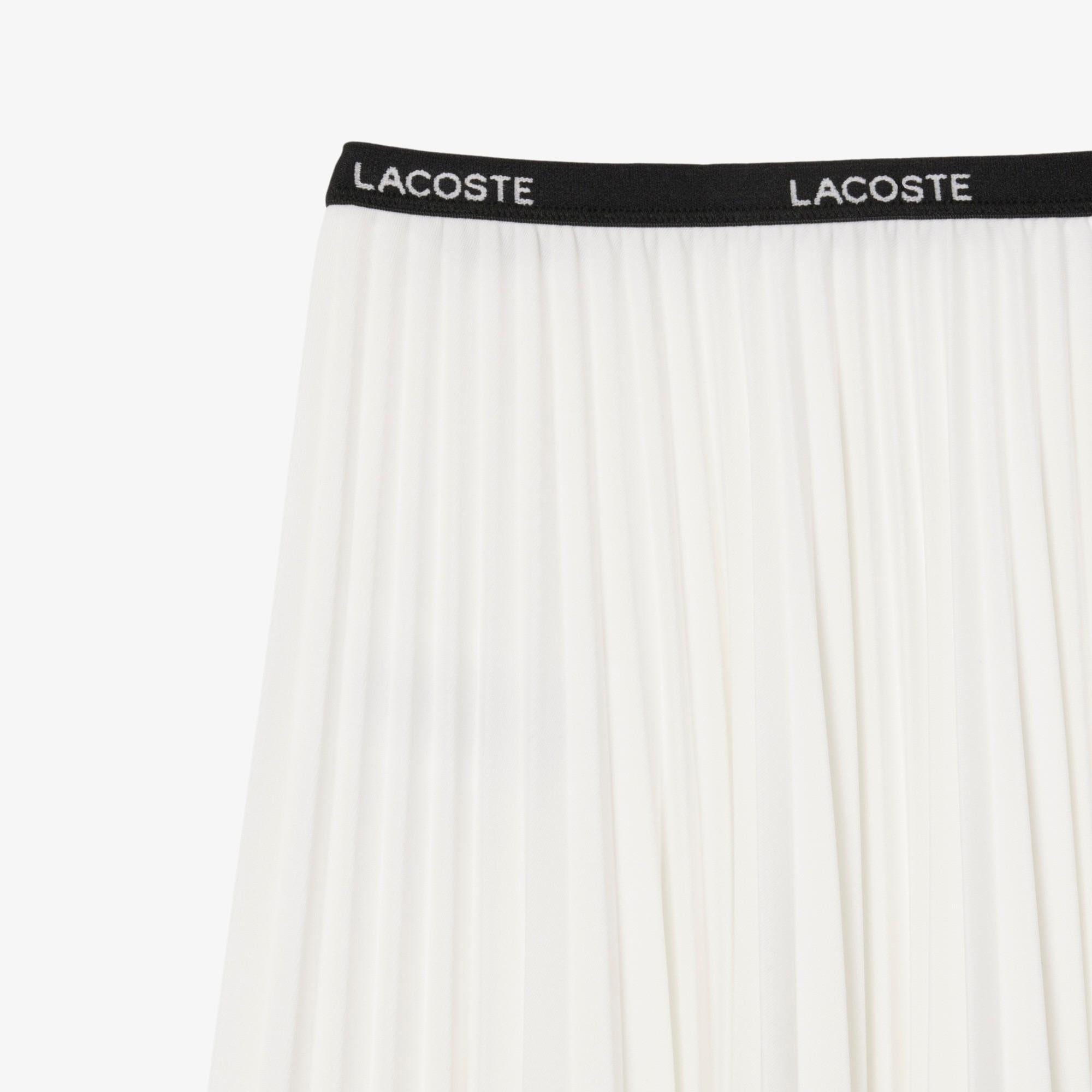 Gonna lunga pieghettata elasticizzata in vita JF1402 70V LACOSTE 
