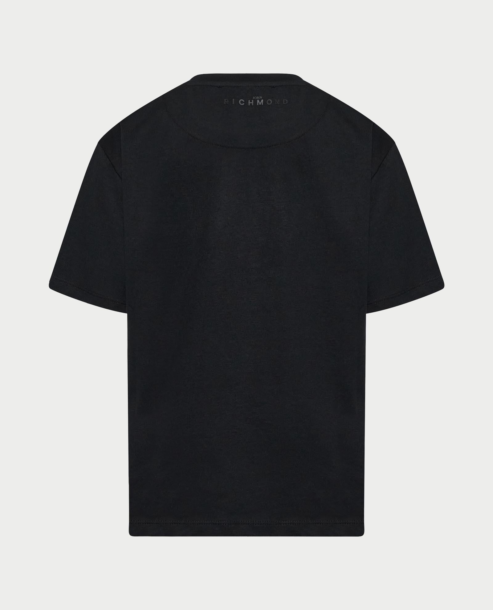 T-shirt con stampa logo RBP26006TS BLACK RICHMOND 