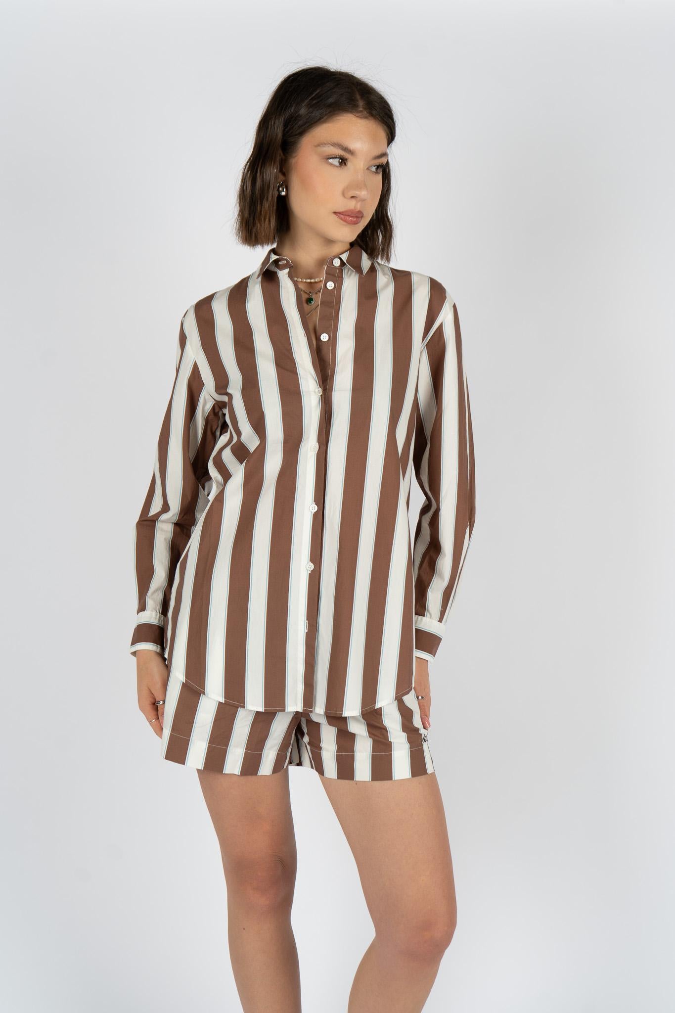 Camicia Brigitte con ricamo BRIG001 01418L MC2 SAINT BARTH 