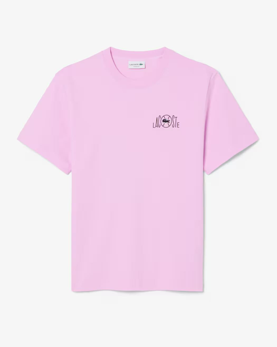 T-shirt in cotone con stampa TH2197 Z4H LACOSTE 