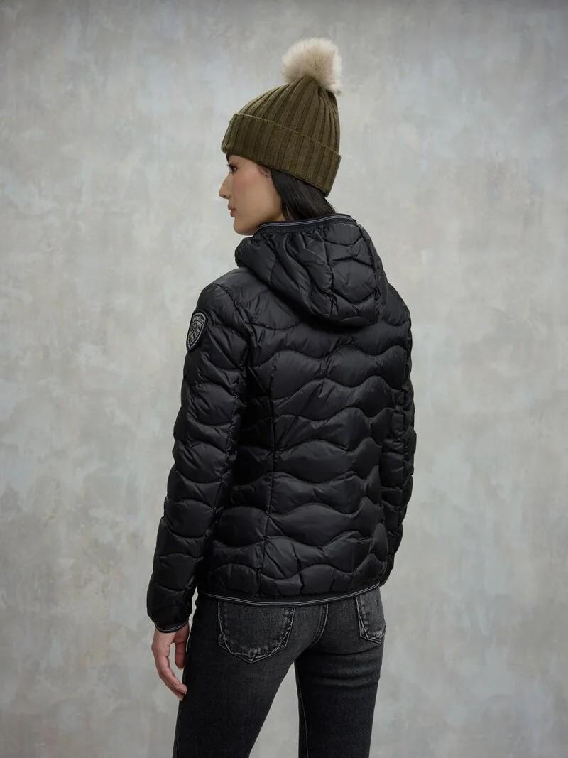Piumino ad onde camelia 25WBLDC03095 999EI BLAUER 