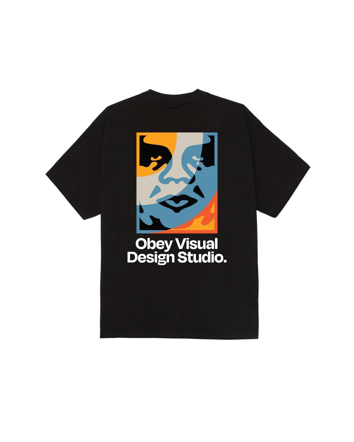 Visual design studio classic t-shirt 165264305 BLK OBEY 