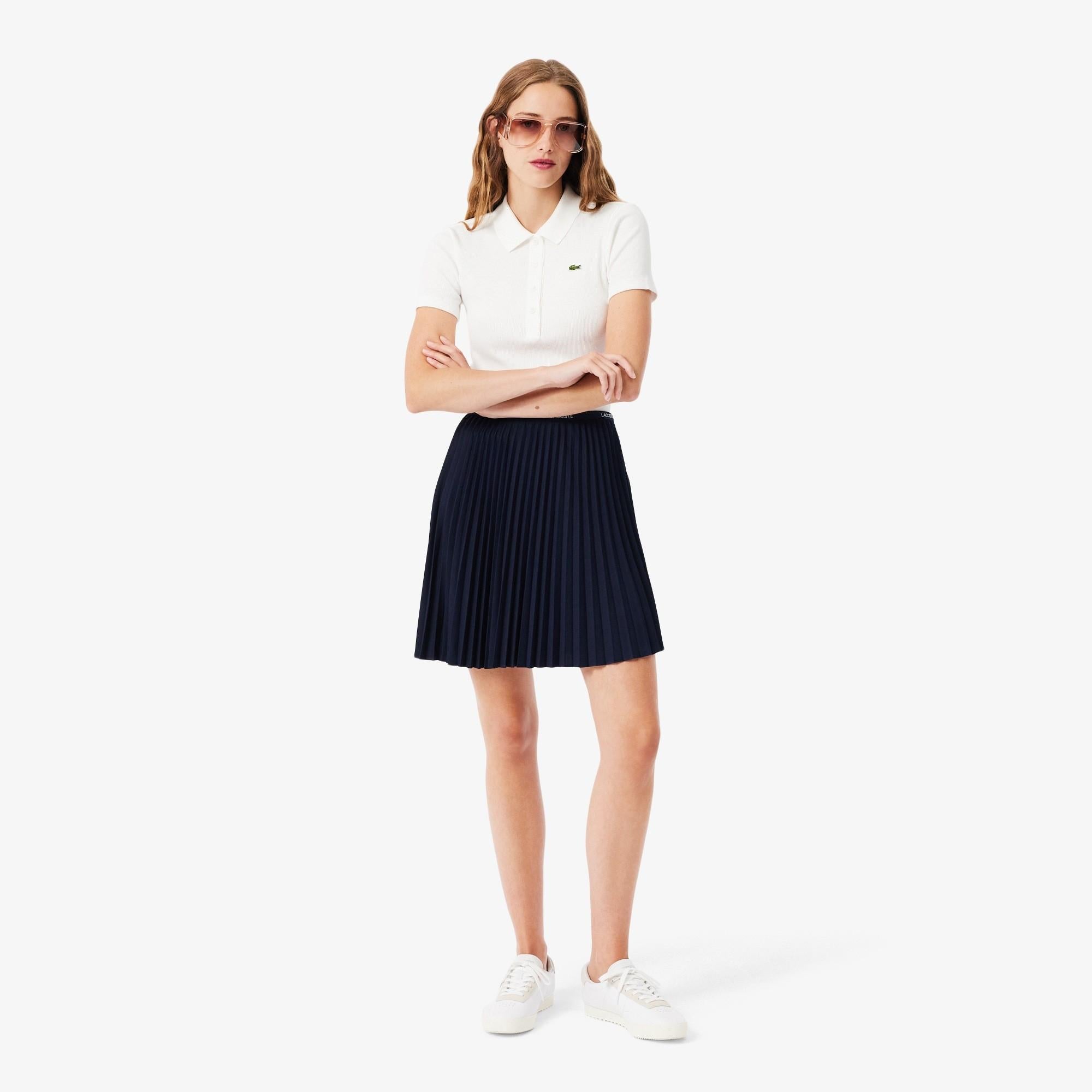 Gonna corta a pieghe JF1403 166 LACOSTE 