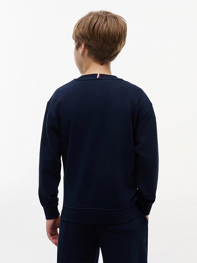 Felpa in spugna con logo KB0KB10404T C1G TOMMY HILFIGER 