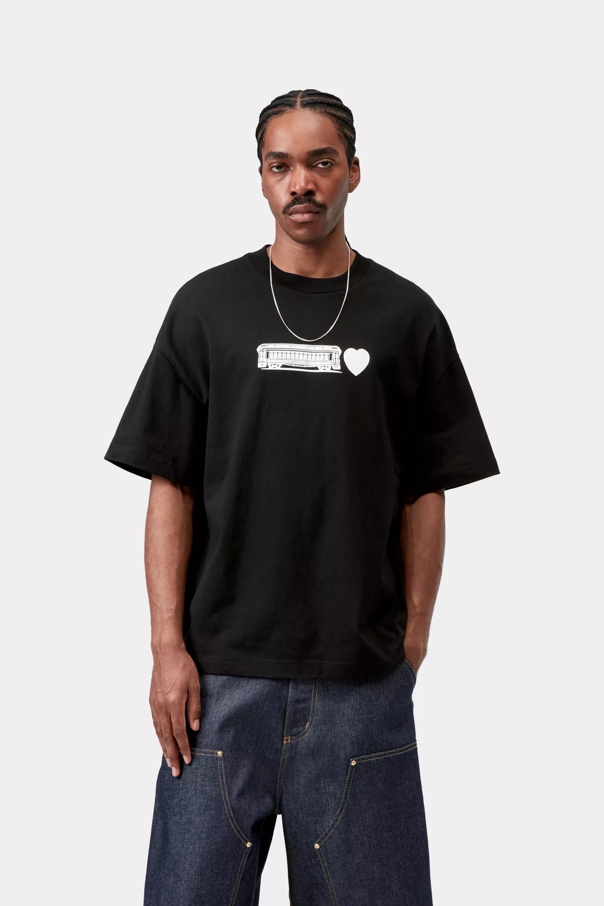 S/S Deconstructed Label T-Shirt I036008 89XX CARHARTT WIP 