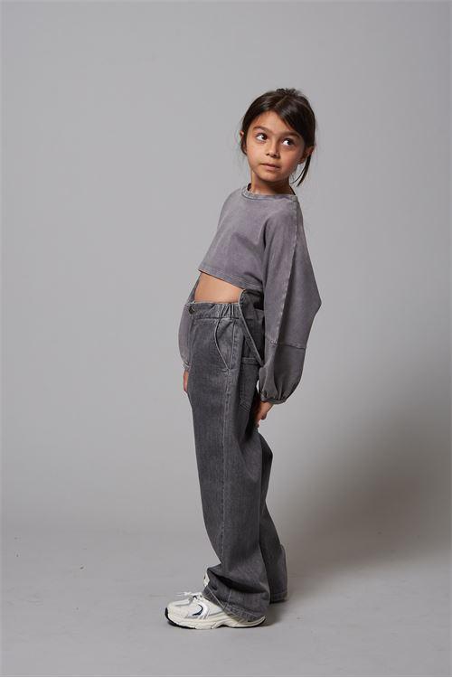 Felpa leggera crop DW4A00 922A DOUUOD 
