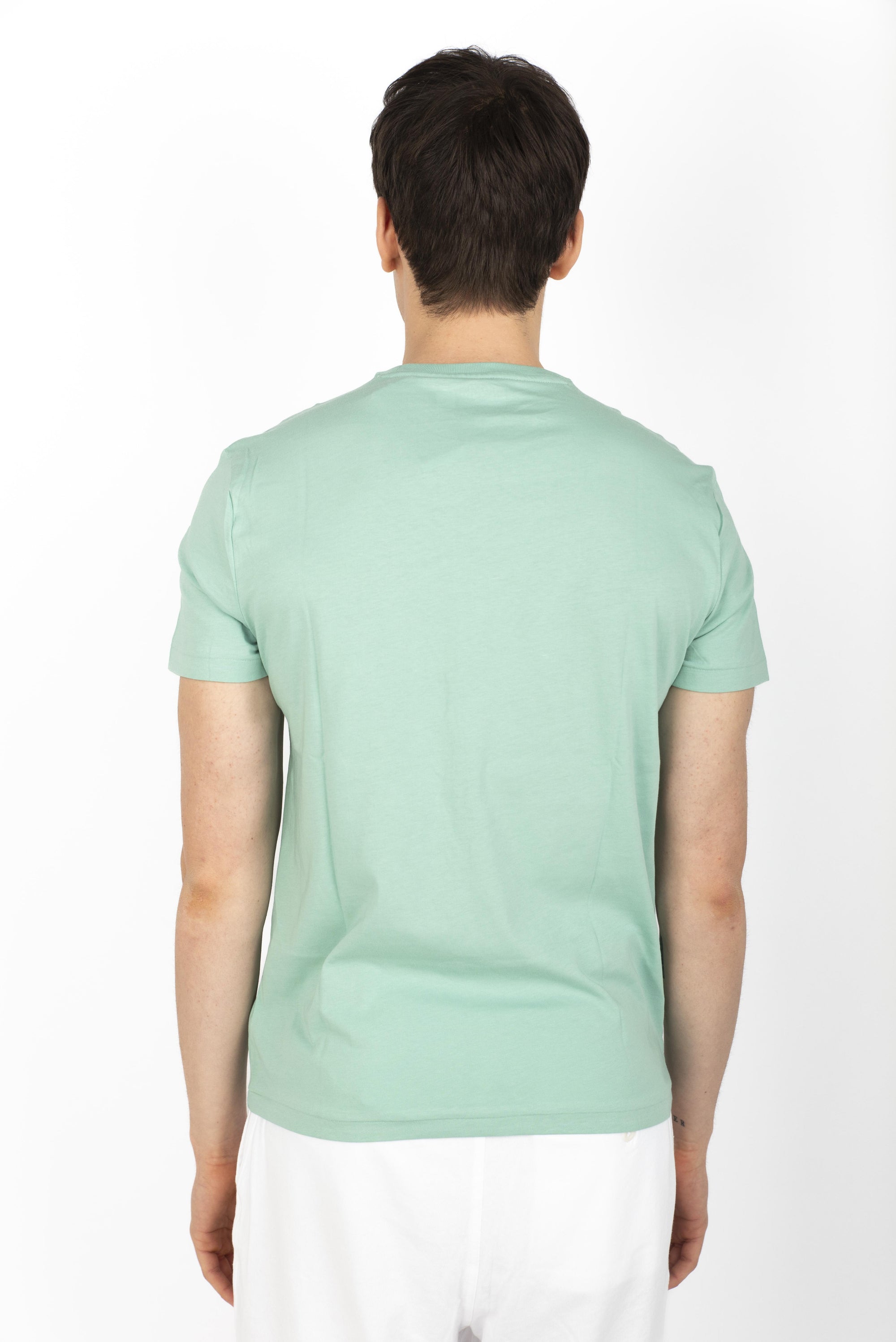 Maglietta in jersey Custom Slim-Fit celadon 710671438 415 POLO RALPH LAUREN 