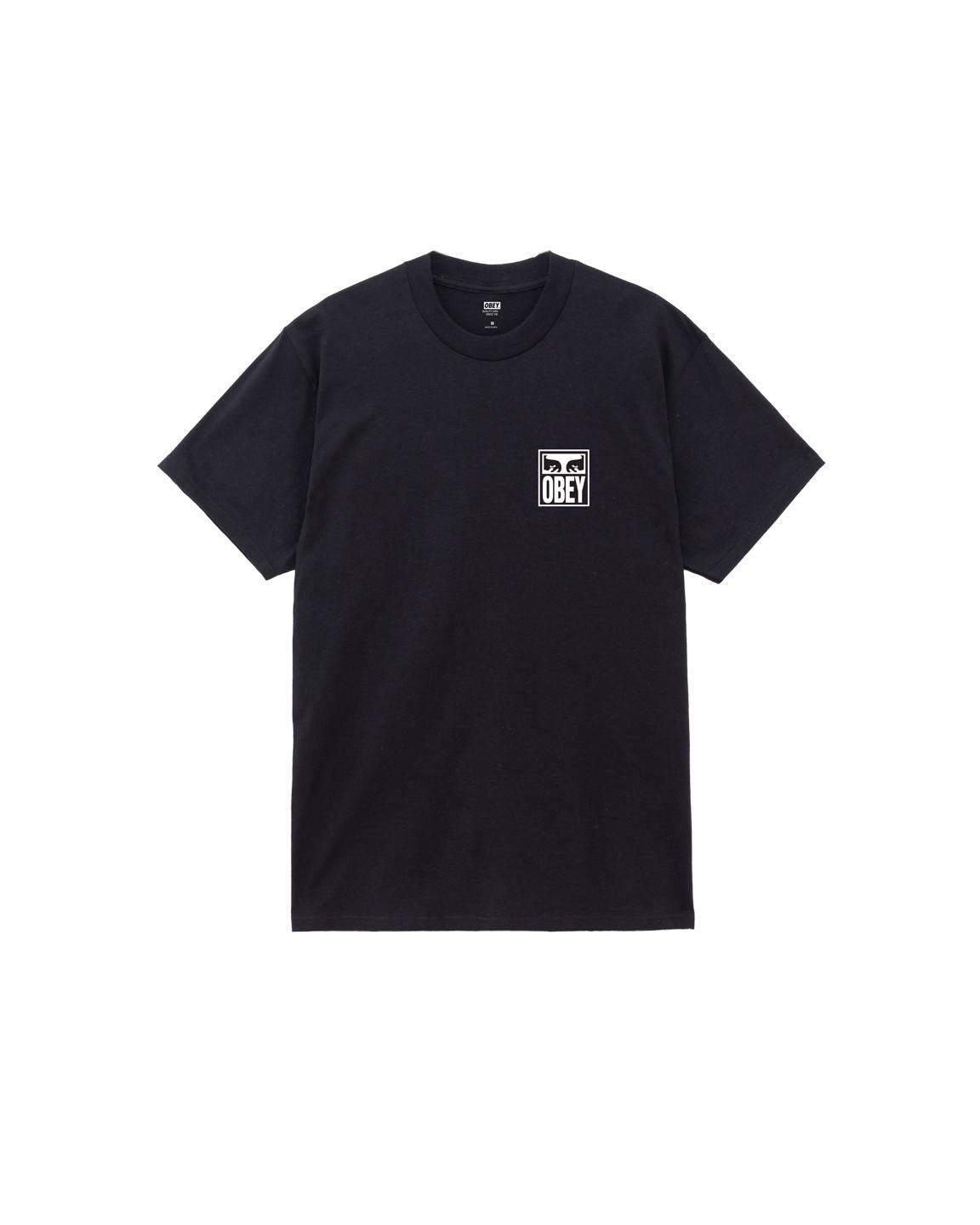 T-shirt girocollo 165262142 BLK OBEY 