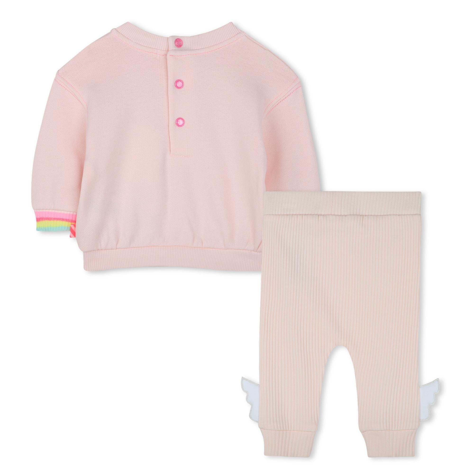 Completo felpa e pantalone U21078 45S BILLIEBLUSH 