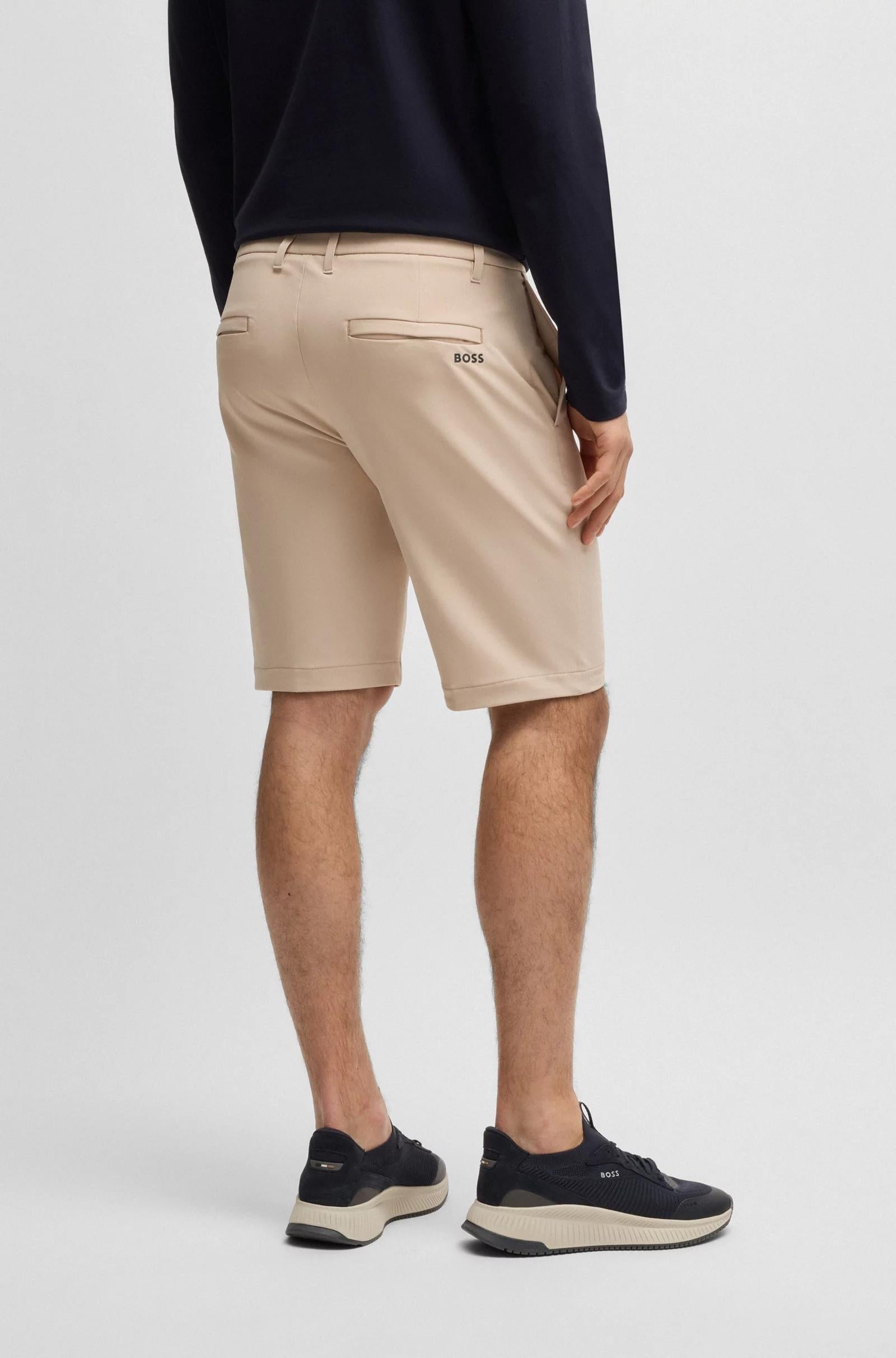 Bermuda slim fit in tessuto elasticizzato idrorepellente 50540337 269 BOSS 