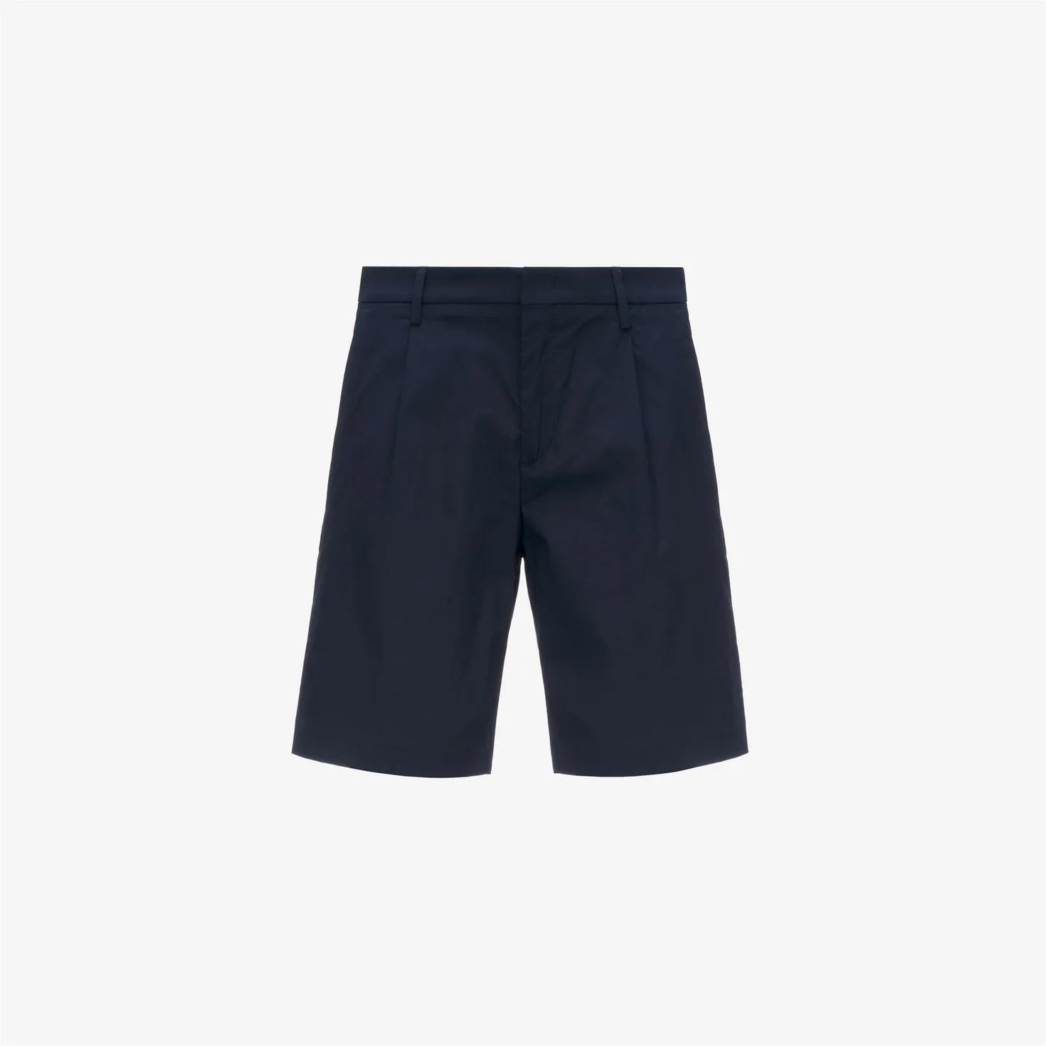 Pantaloncini da golf chino da uomo con misto cotone elasticizzato blu K5122UW K89 K-WAY 