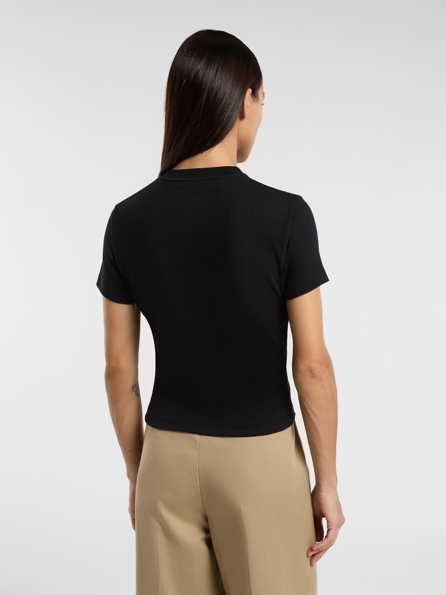 T-shirt Lewistown Ricamata DK0A4Z8J BLK1 DICKIES 