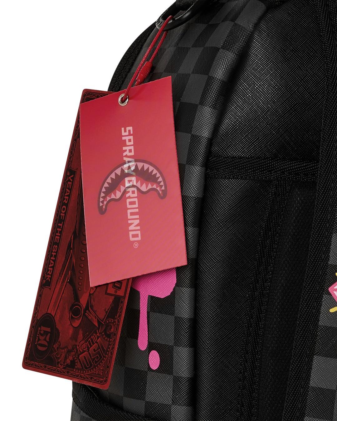 Pink panther drippy diamonds backpack 910B8790 NSZ SPRAYGROUND 
