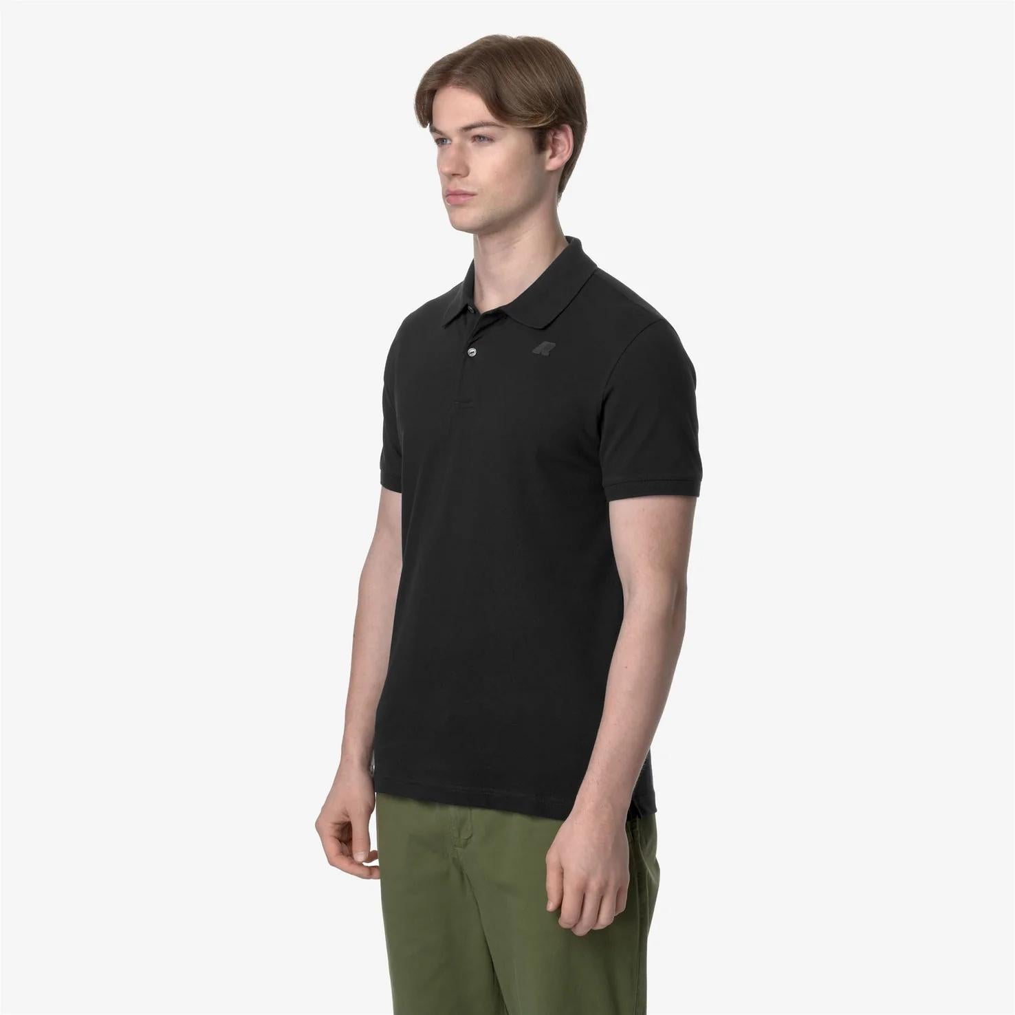 Polo Uomo Stretch Piquet nero K5127BW USY K-WAY 