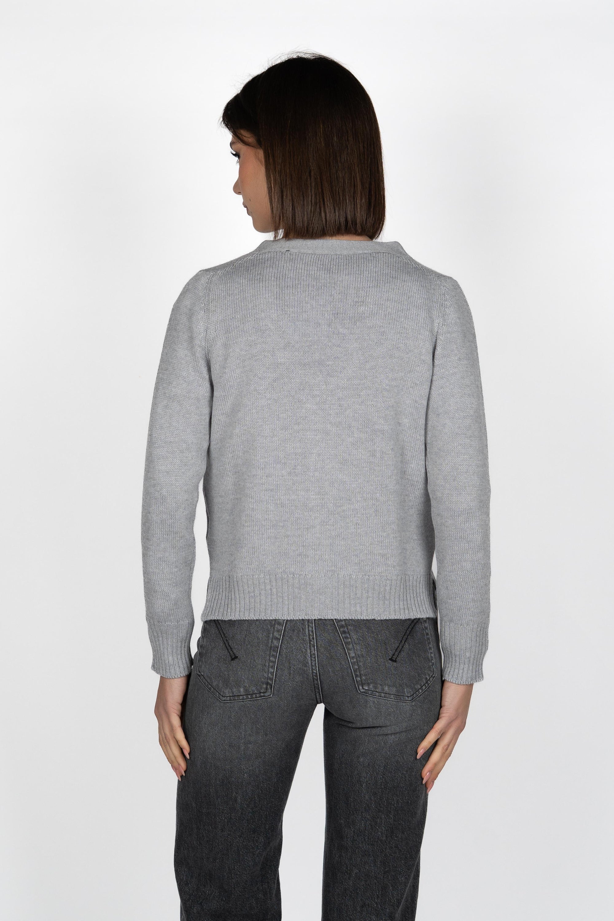 Cardigan 3 Fili In Lana Merino 13206/14200 052 GRAN SASSO 