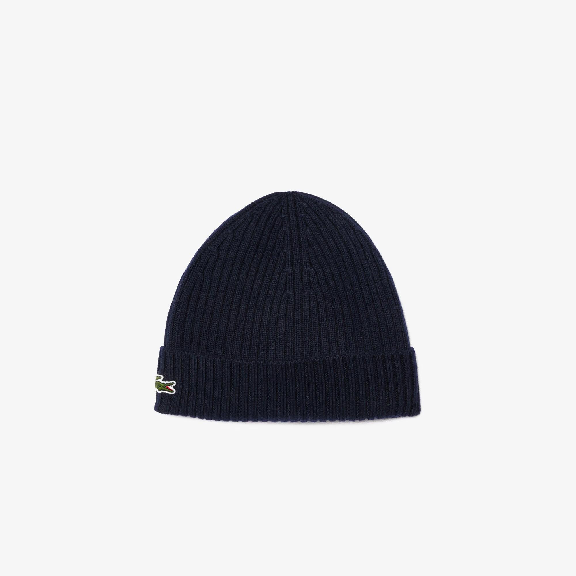 Berretto in lana a costine RB0001 166 LACOSTE 