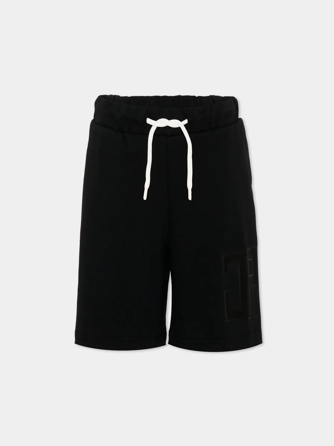 Shorts sportivi neri per bambino RBP26010BE BLACK RICHMOND 