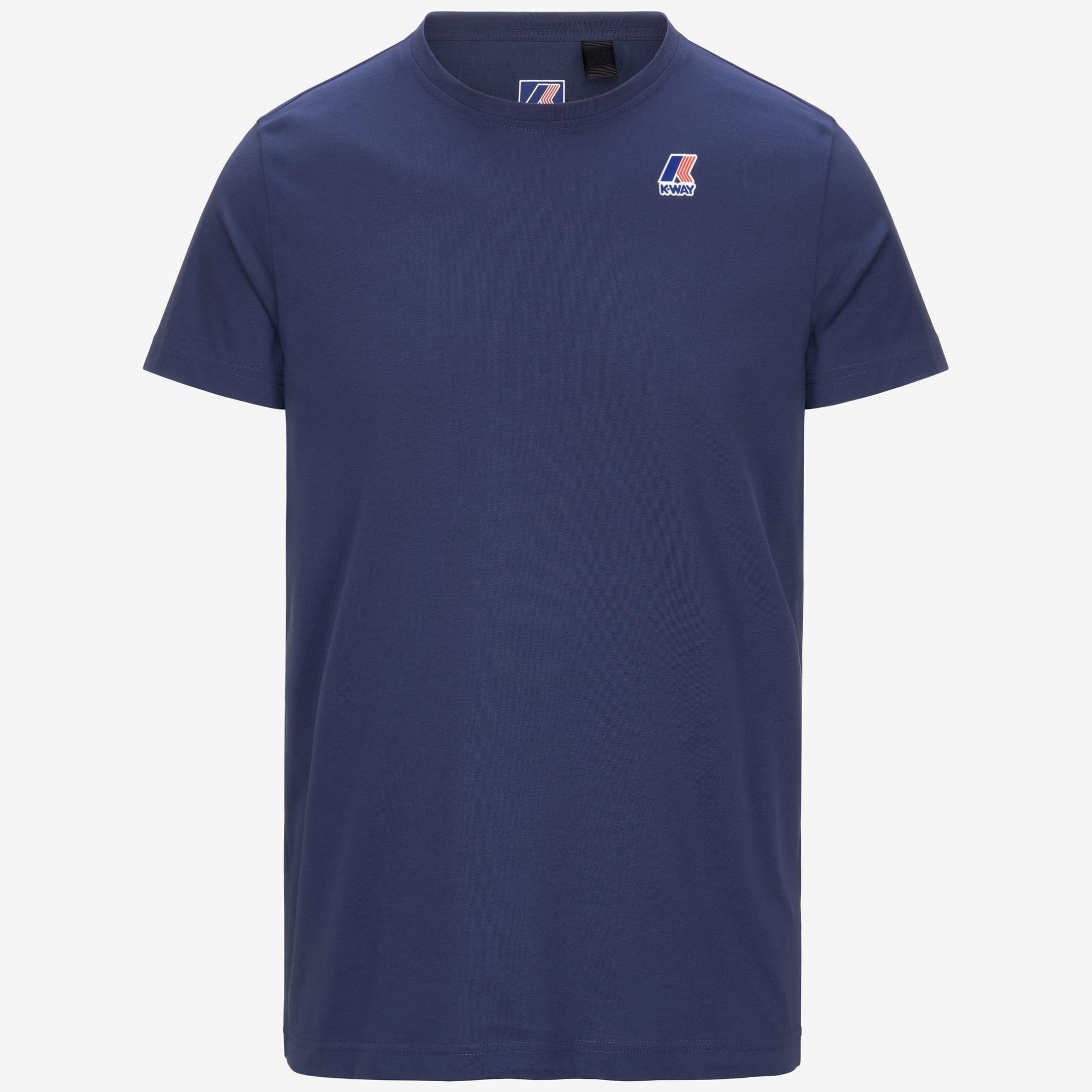 T-shirt unisex blu in cotone  con logo K007JE0 867 K-WAY 
