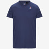 T-shirt unisex blu in cotone  con logo