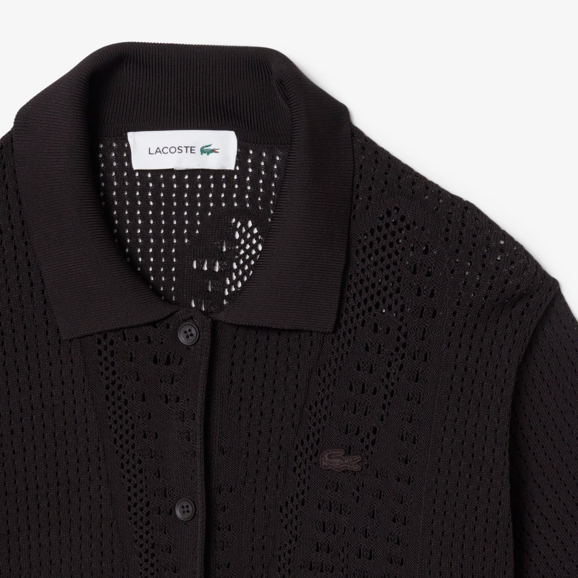 Abito polo all'uncinetto EF1073 3LA LACOSTE 