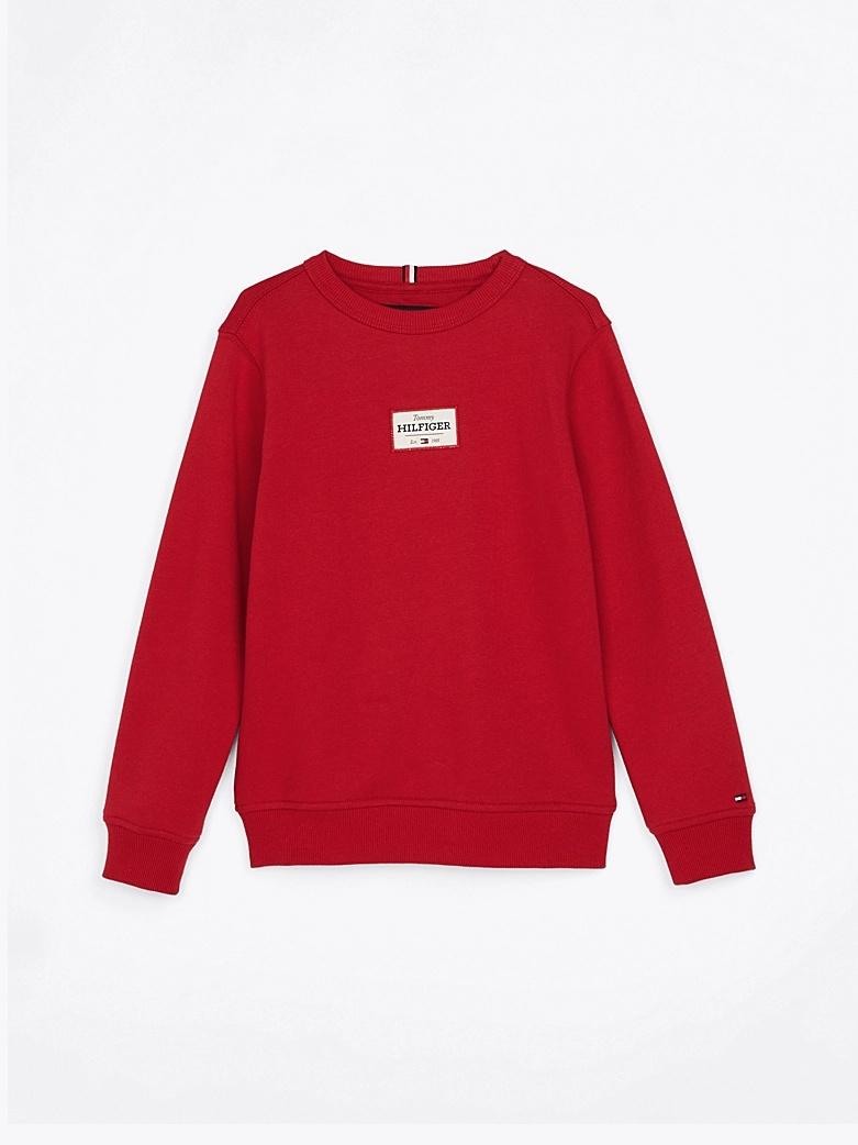Felpa 1985 Collection con patch logo KB0KB09315J XLD TOMMY HILFIGER 