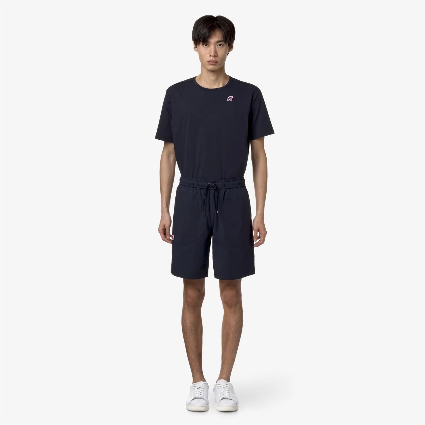 Pantaloncini sportivi da viaggio unisex blu K7124QW K89 K-WAY 