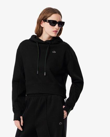 Felpa con cappuccio corta SF0281 001 LACOSTE 