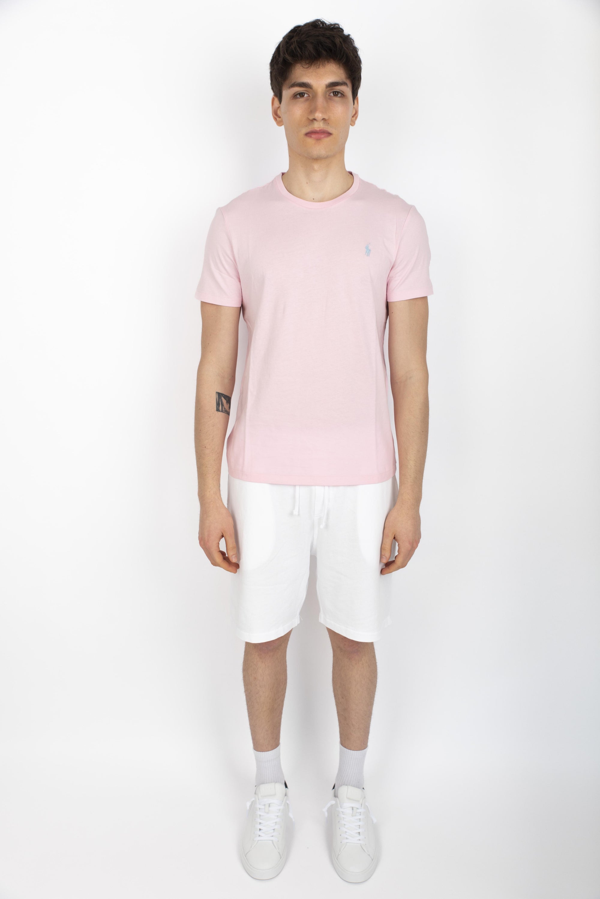 Maglietta in jersey Custom Slim-Fit bath pink 710671438 417 POLO RALPH LAUREN 