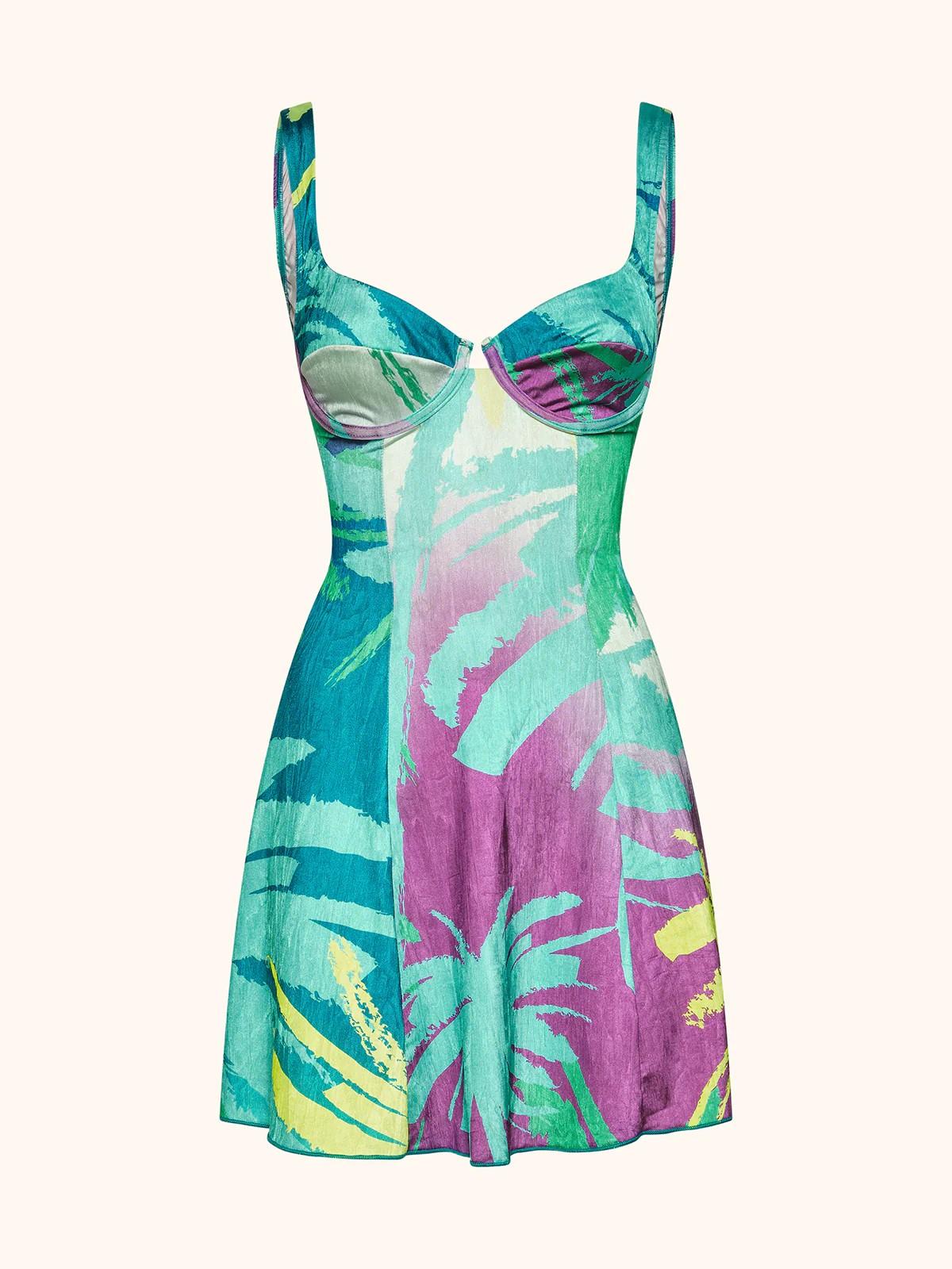 Vestito corto donna fantasia MF26SW0828X 44 ME FUI 